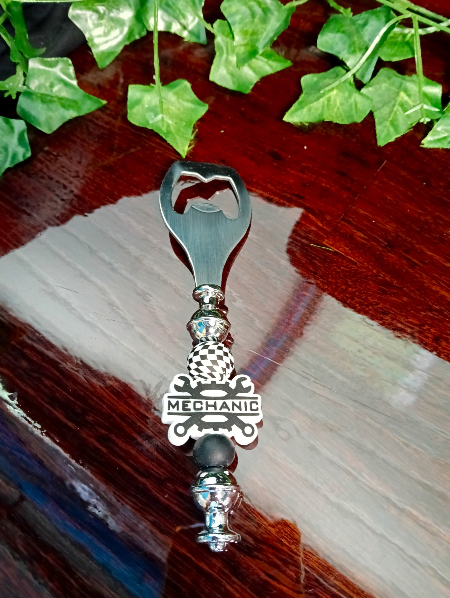 Mechanic Beaded Bottle Opener