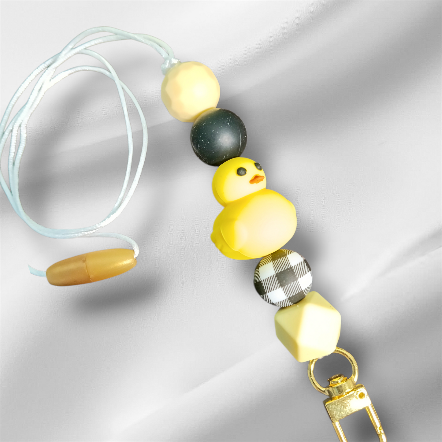 Duck(3D) Beaded Lanyard