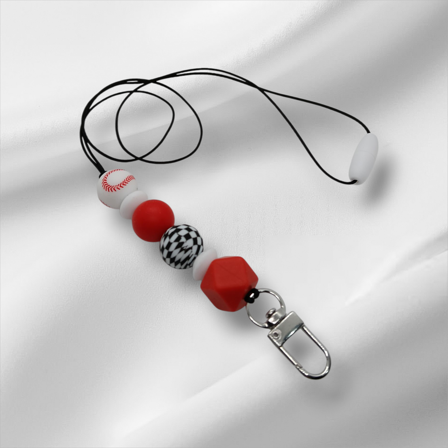 Baseball Beaded Lanyard