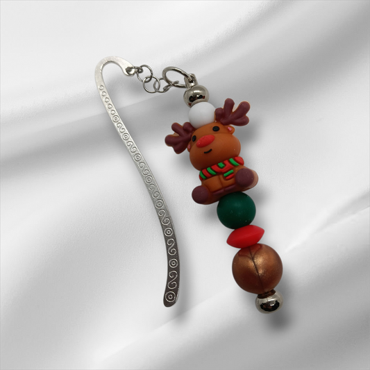 Reindeer Beaded Bookmark