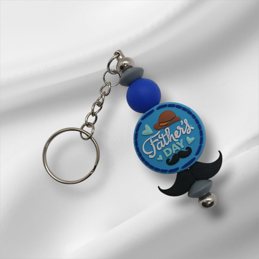 Father's Day Beaded Keychain