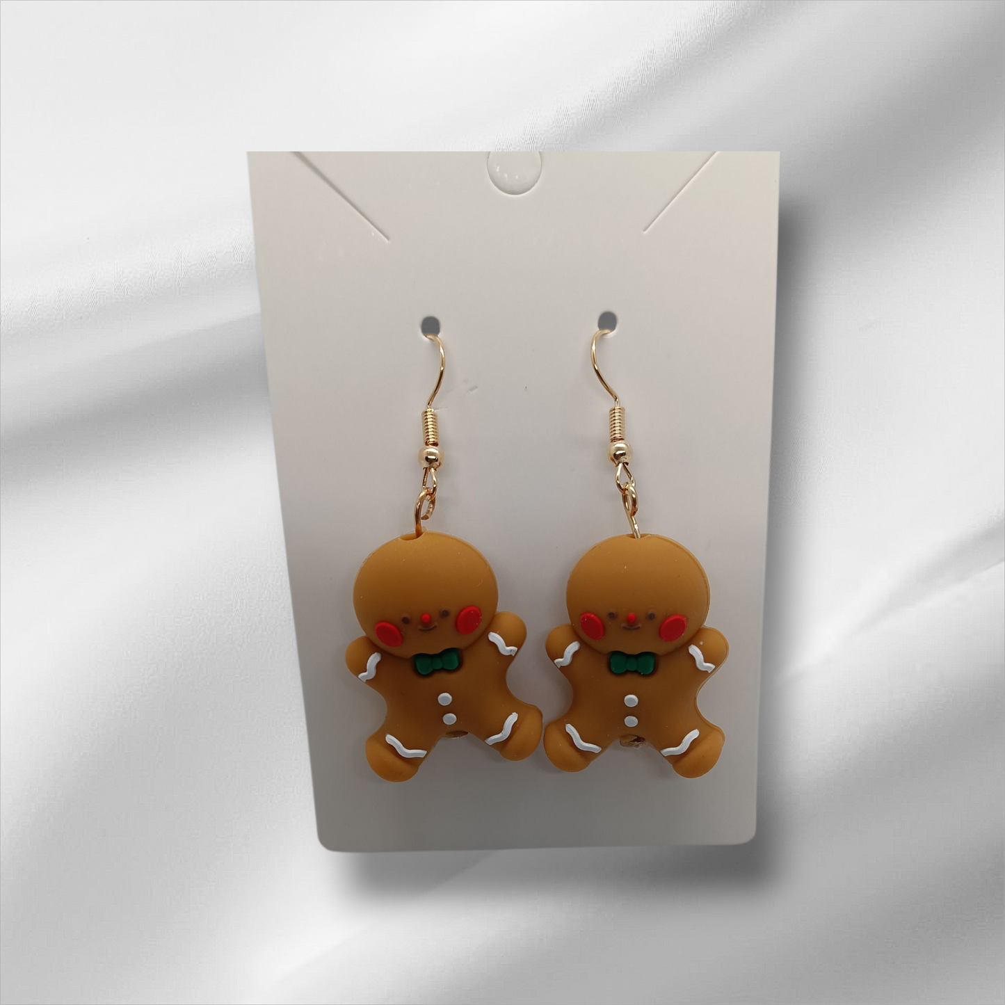 Gingerbread Person Earrings