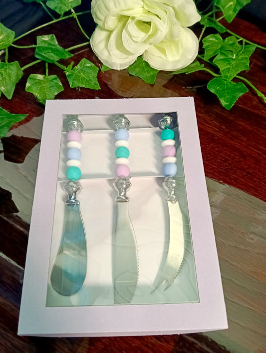 Colourful Cheese Cutlery Set