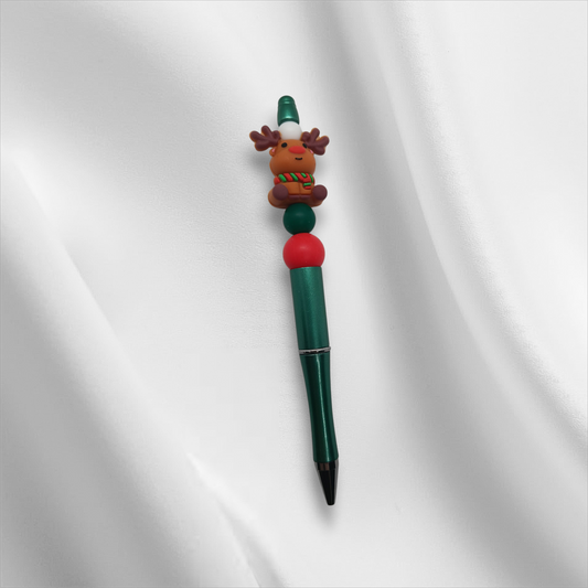 Reindeer Beaded Pen