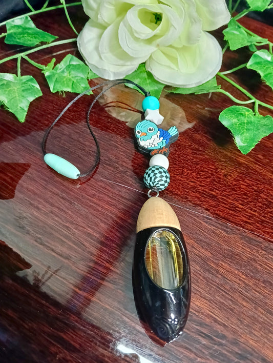 Blue Bird Beaded Hanging Diffuser