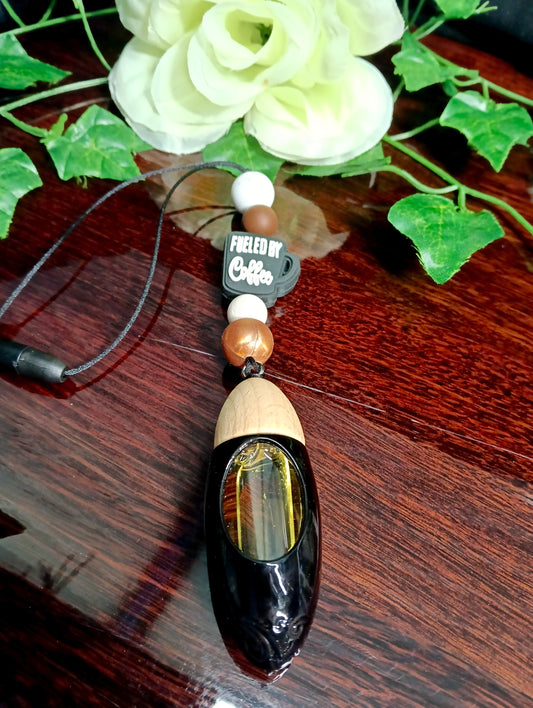 Fuelled by Coffee Beaded Hanging Diffuser