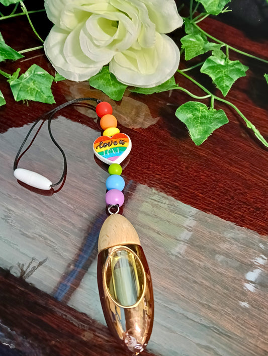 Love is Love Beaded Hanging Diffuser