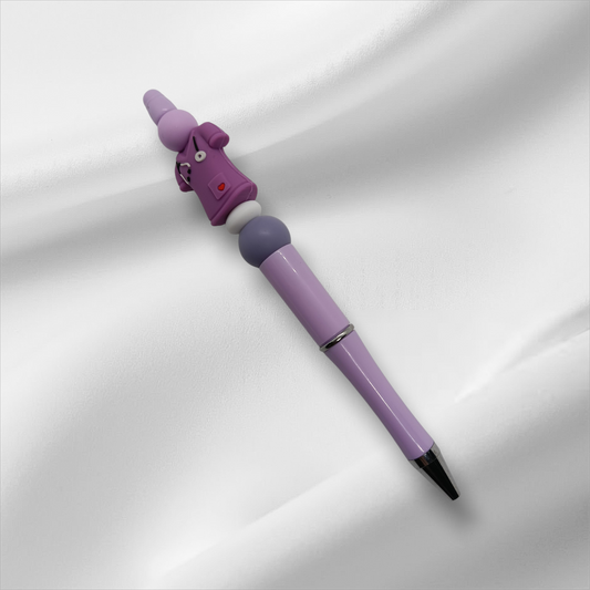 Purple Nurse Beaded Pen -Light Purple
