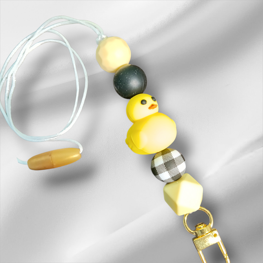 Duck(3D) Beaded Lanyard