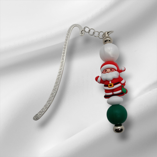 Santa Beaded Bookmark