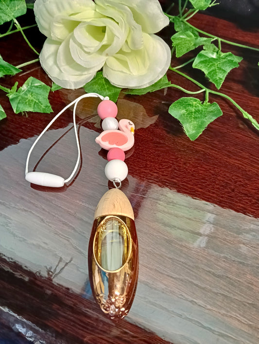 Flamingo Beaded Hanging Diffuser